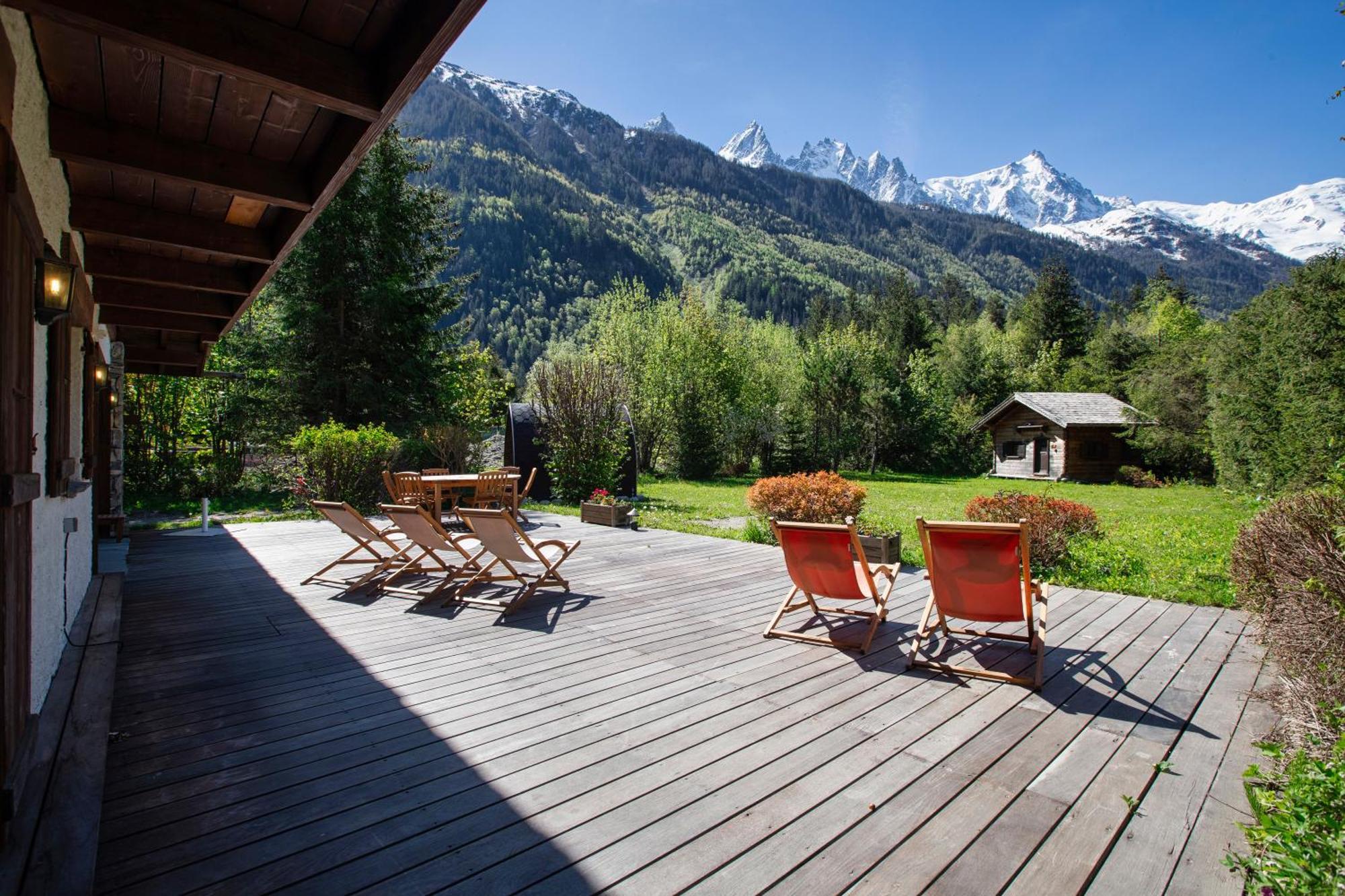 Chalet Les Praz - 280Sqm - Sauna Cinema Fitness - 5 Bedrooms In Heart Of Les Praz - By Cozee Rentals Chamonix Exterior foto